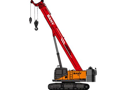 55 ton Telescopic Crawler Crane | SCC550TB - SANY