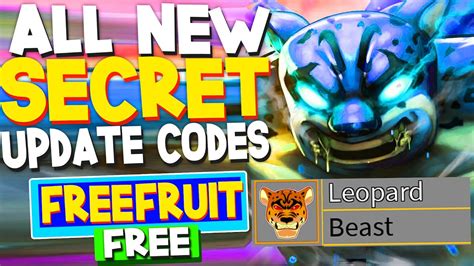 ALL NEW *FREE FRUITS* CODES in BLOX FRUITS CODES! (Blox Fruits Codes ...