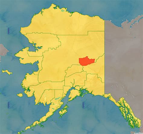 Map of Fairbanks North Star Borough, Alaska