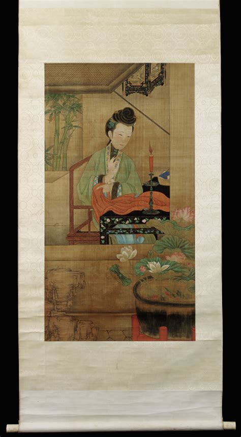 ANONYMOUS (MID-QING DYNASTY) , PORTRAIT OF AN IMPERIAL CONCUBINE OF THE YONGZHENG EMPEROR ...