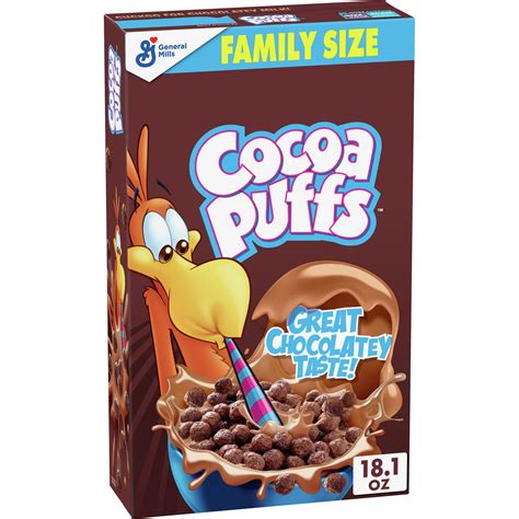 Cocoa Puffs, Chocolate Breakfast Cereal with Whole Grains, 18.1 oz - Walmart.com