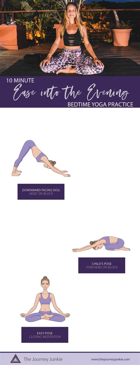 Ease into the Evening: 10 Minute Bedtime Yoga Routine for Rejuvenating ...