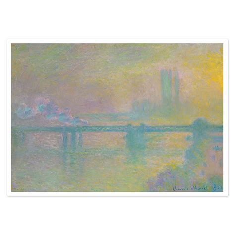 Claude Monet Poster - Charing Cross Bridge – Visetto Posters