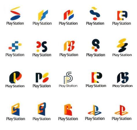 Sony Playstation 1 Logo Design Ideas, Concepts and WTF