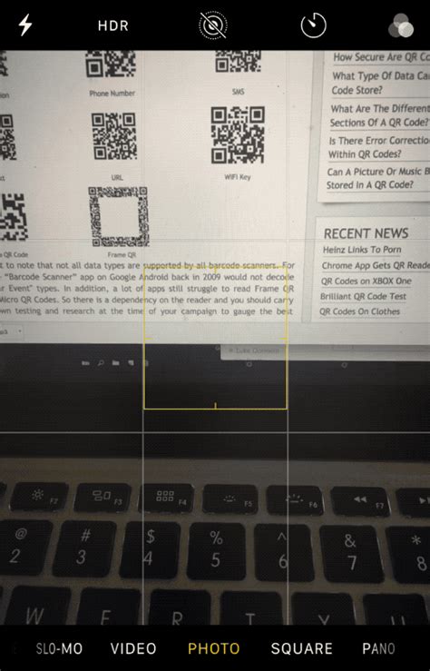 How to scan QR codes with iOS 11’s Camera app