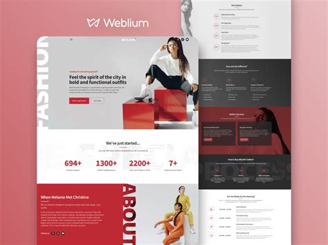 Fashion Website Templates - Weblium