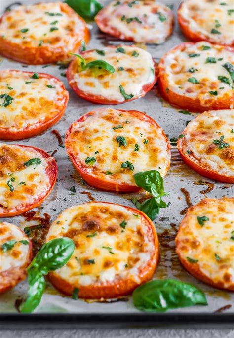 Baked Tomatoes with Mozzarella and Parmesan {VIDEO!}