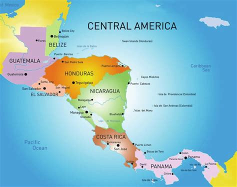 Map of Central America Source: Google maps | Download Scientific Diagram