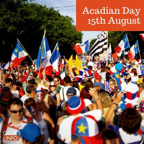 Acadian Day - CooksInfo