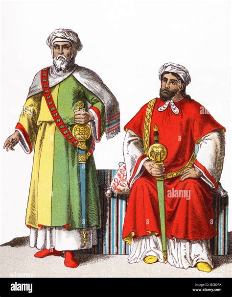 The two Moorish kings of Granada are dressed in clothing dating to A.D ...