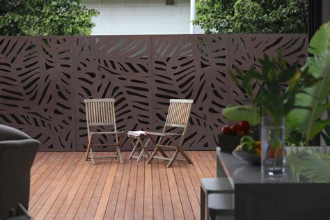 Stratco Decorative Privacy Screen 6' x 3' | Set of 2 Panels | Jungle ...