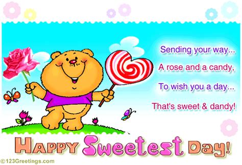 My Sweetest Wishes For You... Free Happy Sweetest Day eCards | 123 Greetings