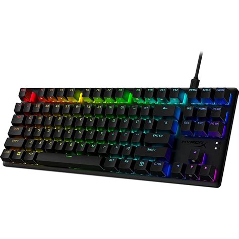 HyperX Alloy Origins Core PBT Mechanical PBT Keycaps RGB Aluminum Body ...