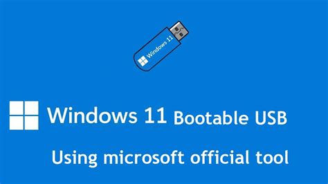 How to Create Windows 11 Bootable USB Using Media Creation Tool - YouTube
