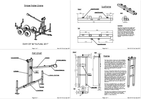 ATV Timber Trailer Crane