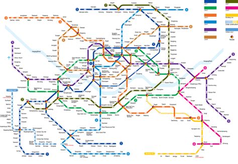 English Seoul Subway map | Coréia - Trip | Pinterest | Subway map ...