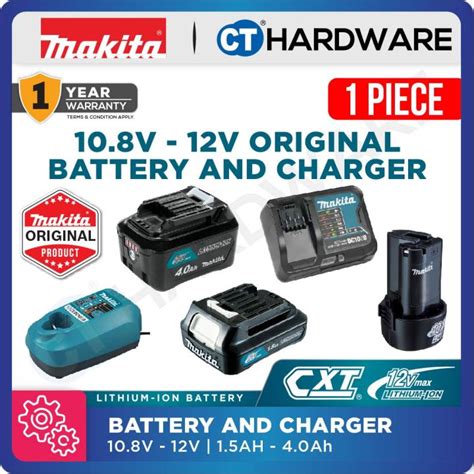 MAKITA 10.8V - 12V BATTERY AND CHARGER LITHIUM-ION [ 1.3AH | 1.5AH | 2 ...