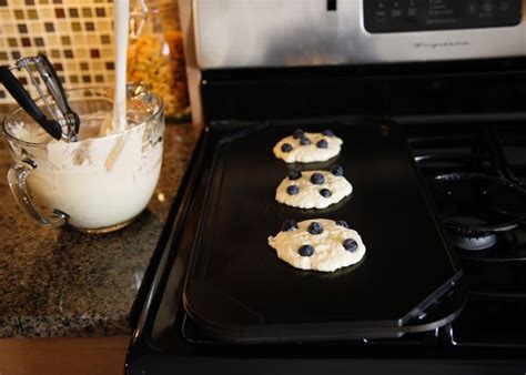 Indulgent Fluffy Blueberry Pancakes | Baked Bree