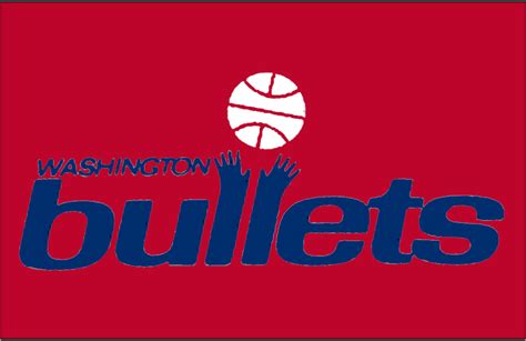 Washington Bullets Logo - Primary Dark Logo - National Basketball ...