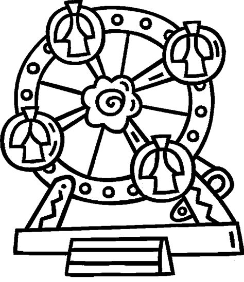 Ferris Wheel Coloring Page - Coloring Home