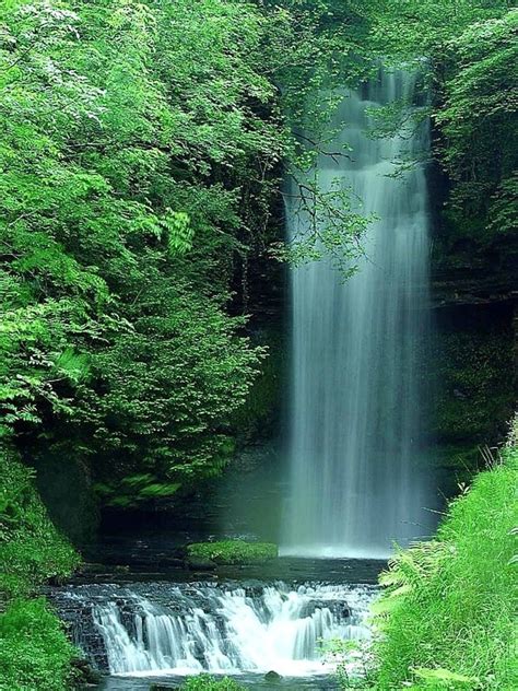 Free picture: white, mountains, waterfall