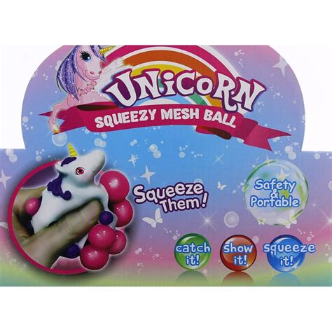 Squishy Stress Ball Blue Unicorn Slime – Grandado