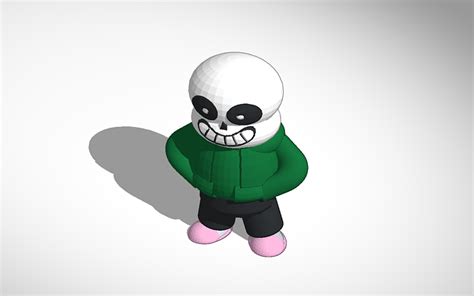 3D design Green Sans (Undertale) | Tinkercad