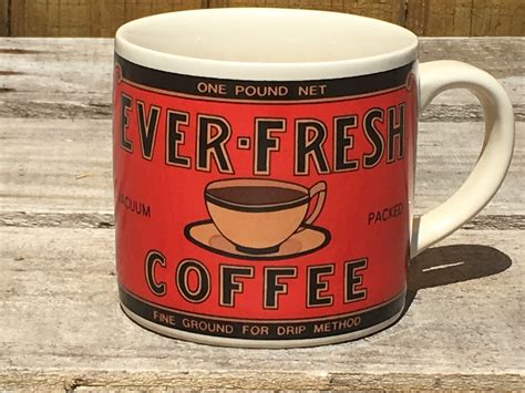 Vintage Coffee Mug, Yesteryear Westwod Red Cup, Advertising Collectible ...
