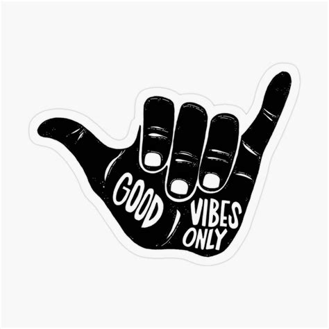 'Good Vibes Only' Transparent Sticker by sarahawillis in 2020 | Good vibes only, Good vibes, Vibes