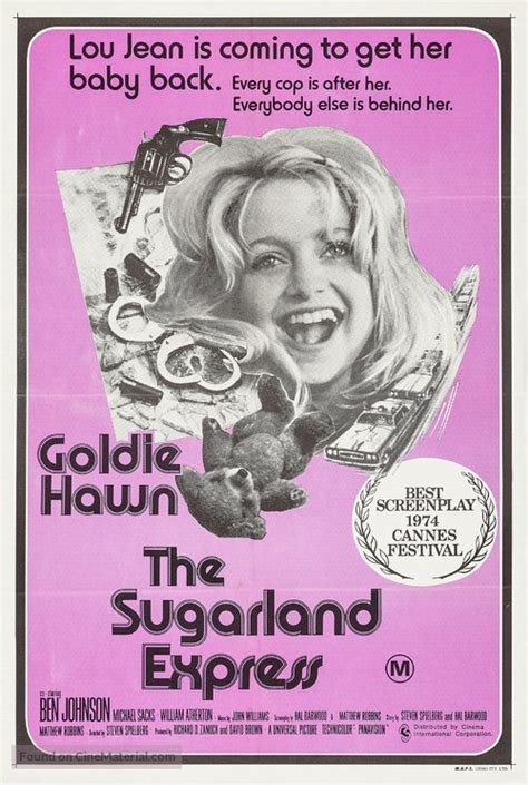 The Sugarland Express (1974) Australian movie poster