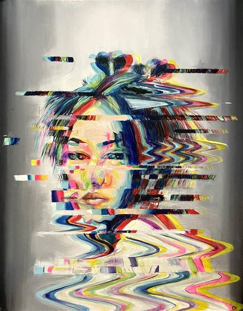 Asitatic Glitch Painting by Its Perfect Chaos | Saatchi Art