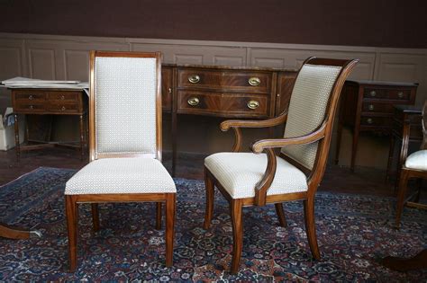Mahogany Dining Room Chairs | Regency | Upholstered | eBay