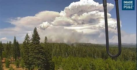 Dixie Fire’s huge pyro-cloud generated its own weather: lightning bolts ...