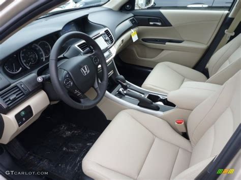 Ivory Interior 2013 Honda Accord EX-L V6 Sedan Photo #76553714 ...