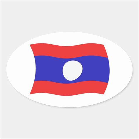 Laos Flag Sticker