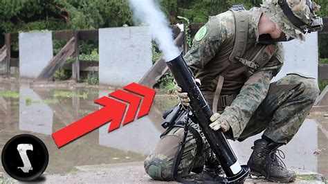 CHEATERS Get Caught by Airsoft MORTAR BARRAGE!! (75mm Mortar) - YouTube