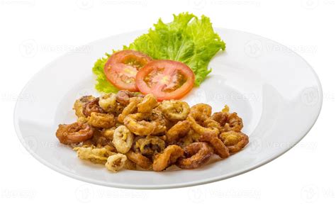 Fried squid rings 11238766 Stock Photo at Vecteezy