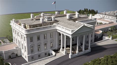 3d model washington white house