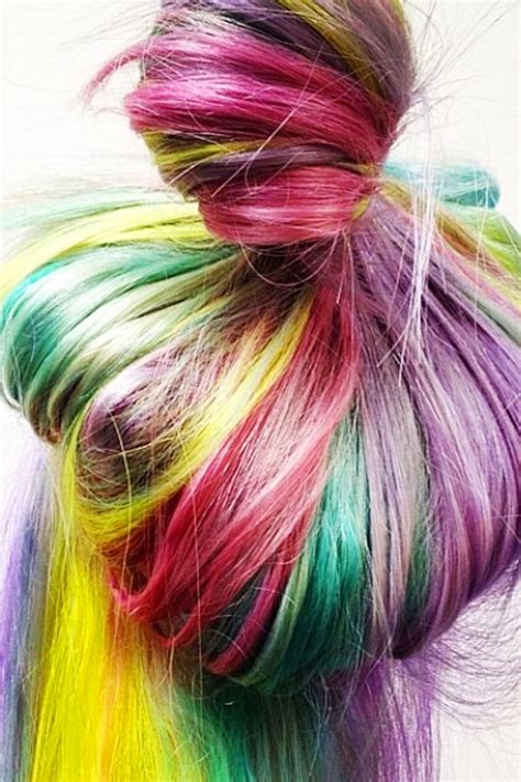 The Prettiest Mermaid Hair on Instagram | Rainbow hair, Pastel rainbow hair, Mermaid hair