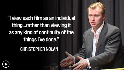 MEMENTO director Christopher Nolan on looking at each new film through ...