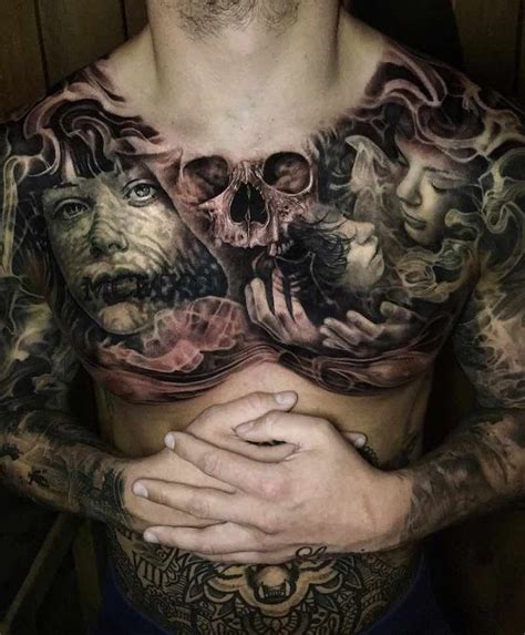 Full Chest Piece Tattoo