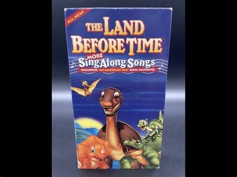 Opening & Closing To The Land Before Time More Sing Along Songs 1999 VHS - YouTube