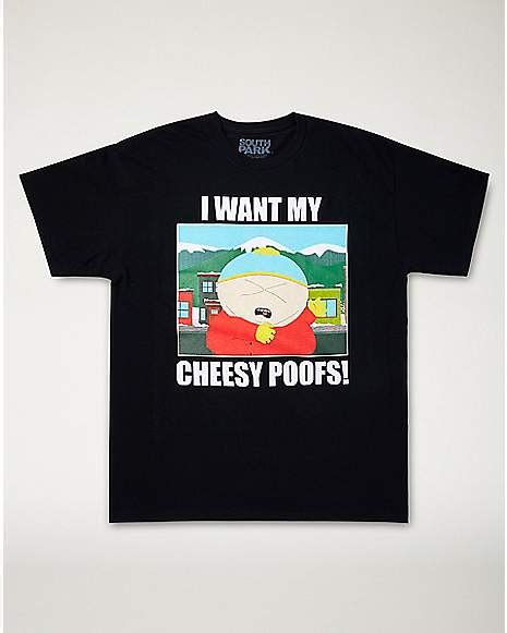 Cartman Cheesy Poofs T Shirt - South Park - Spencer's