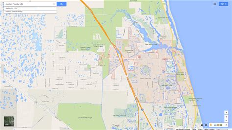 Jupiter, Florida Map