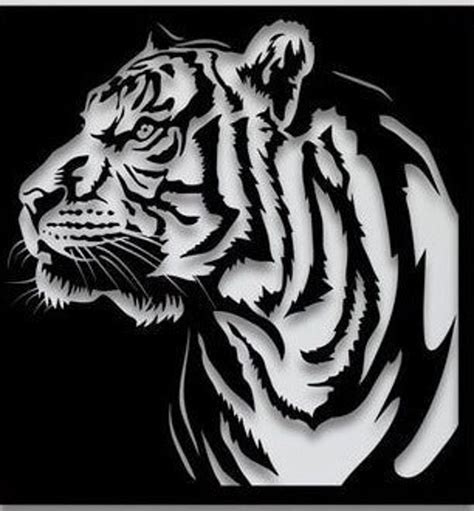 Metal Tiger Wall Art Laser Cut Metal Wall Art - Etsy UK