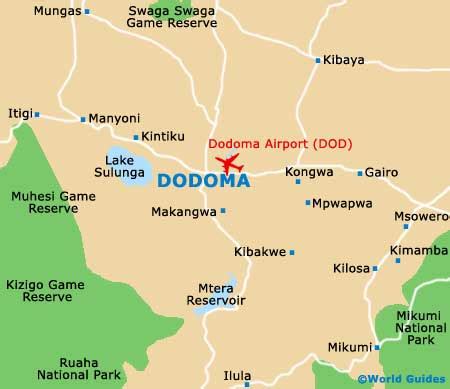 Dodoma Map ~ World Of Map