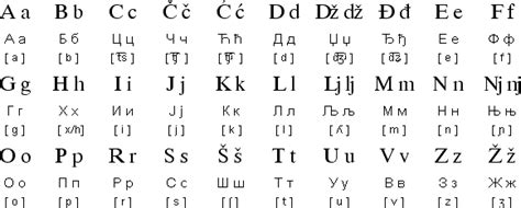 English Serbian Alphabet | Oppidan Library