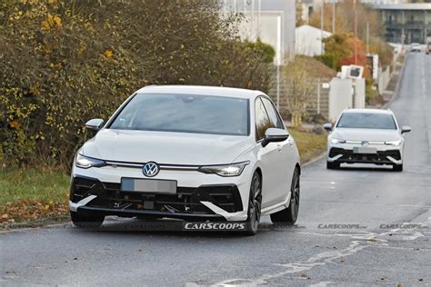 2025 VW Golf R Ditches Disguise, Shows All On The Nurburgring | Carscoops