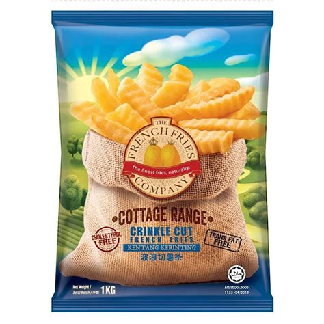 The French Fries Company French Fries Crinkle Cut – 1kg