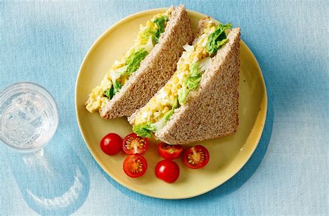 Coronation egg mayonnaise sandwich | Tesco Real Food